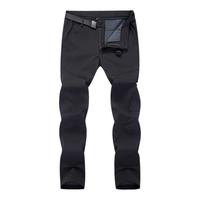 阿珂姆户外软壳裤防风防雨冲锋裤软壳秋冬加绒保暖休闲裤