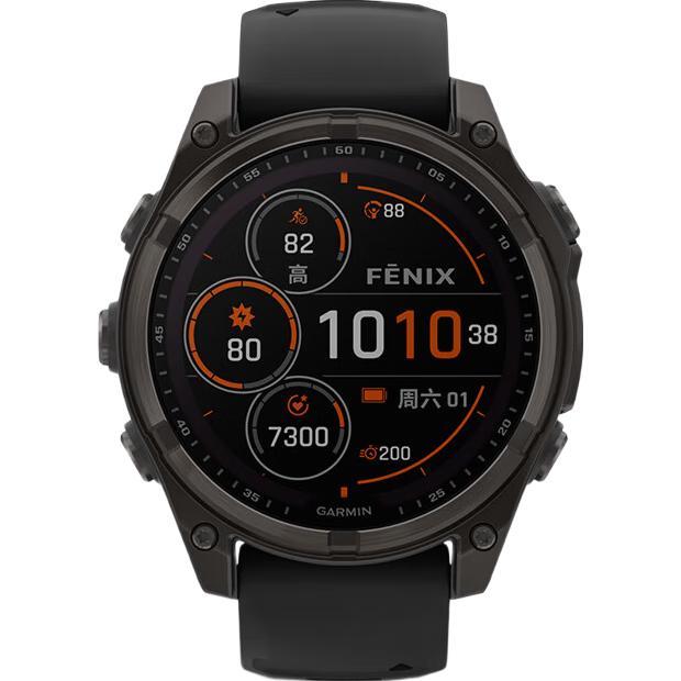 佳明 Fenix 8 solar 户外运动手表 太阳能 47mm
