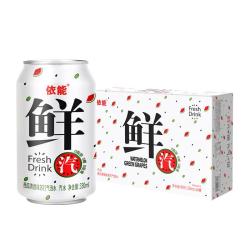 依能 鲜汽 西瓜青提气泡水 无糖0卡 330ml*24罐