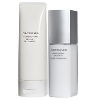 SHISEIDO 资生堂 男士清爽滋润护肤套装 (洁面膏125ml+肌活滋润乳100ml)