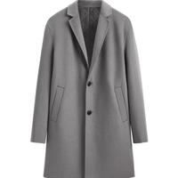 PEACEBIRD MEN 太平鸟男装 男士中长款大衣 B1AAC4203 灰色 XXL