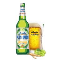 天湖啤酒 天湖老天湖 12度啤酒 经典味道 575m l鲜啤酒 瓶装 整箱装