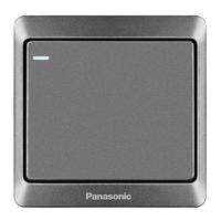 Panasonic 松下 雅悦系列 WMWA511MYH-N 一开单控开关 古铜灰