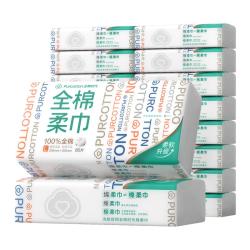 全棉时代 洗脸巾 80抽18包（20*20cm）