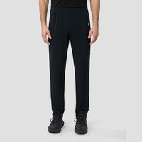 HELLY HANSEN/HH 25夏男款日常运动防晒清爽凉感速干休闲针织长裤 黑色
