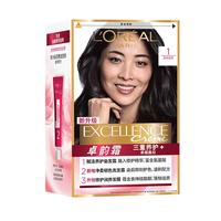 L'OREAL PARIS 巴黎欧莱雅 卓韵霜赋活养护染发霜 #4自然棕色 1盒