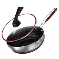 KÖBACH 康巴赫 KGW-JC28 炒锅(28cm、不粘、316L不锈钢)