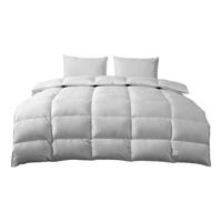 霞珍【羽绒被】95%白鹅绒被芯 100支全棉抗菌鹅绒被 轻盈保暖被子 适宜室温15-25℃ 200cm*230cm