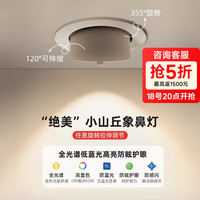 菁雅 象鼻灯嵌入式射灯走廊过道小山丘洗墙灯客厅家用调角度