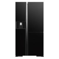 日立 R-SBS3100NC 风冷T型对开门冰箱 569L 水晶黑色