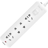 DELIXI 德力西 CD98J-LK2X2Z3 新国标插排 二位五孔+二位二孔 3m