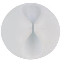 侑家良品10个装桌面理线器耳机线手机数据线电线绕线器理线墙面固线器 【桌面理线器】1孔 10个