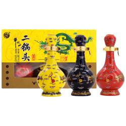 牛栏山 二锅头 53%vol 清香型白酒 50ml*3瓶