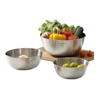 美厨 304不锈钢盆 食品级加厚洗菜盆 带刻度 16cm（本色）MCWA6004 700ml