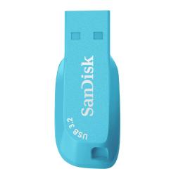 闪迪 64GB USB3.2 U盘 CZ410酷邃蝴蝶蓝 读速100MB/s 小巧便携 密码保护 商务办公学习优选