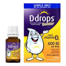 Ddrops 滴卓思 儿童维生素d3滴剂 600iu 15滴 0.5ml体验装