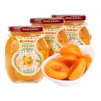 林家铺子 杏 水果罐头360g*3罐 玻璃罐 儿童零食即食食品年货 杏罐头360g*3罐