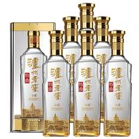 LUZHOULAOJIAO 泸州老窖 特曲 晶彩 52%vol 浓香型白酒 500ml*6瓶*3箱 整箱装