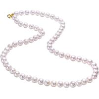 meluxe 时尚18K玫瑰金珍珠项链 7.5-8mm 白色 A级款