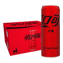 可口可乐 零度 无糖汽水 碳酸饮料 330ml*20罐