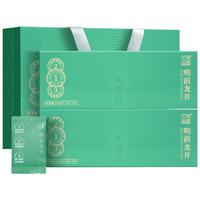 万虎茗茶绿茶茶叶明前龙井特级高档礼盒2024新茶送领导长辈自己喝120g