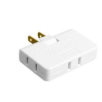 国际电工转换器插座扩展插座一转三转换头一拖三旋转超薄多用 二二二六孔-白色