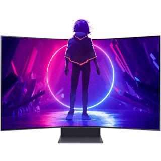 SAMSUNG 三星 S55BG970NC 55英寸Mini LED显示器（3840*2160、165Hz、1000R、HDR2000）