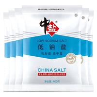 中盐 加碘低钠盐400g*6家用细盐减钠调料