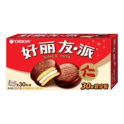 好丽友 巧克力派 30枚 1.02kg 盒装