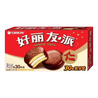 今日必买：好丽友 巧克力派 30枚 1.02kg 盒装