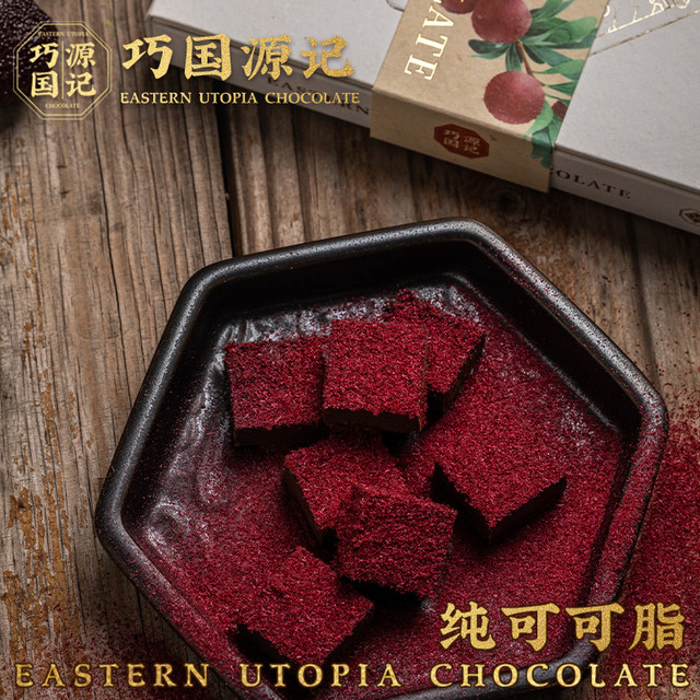 巧国源记 杨梅生巧礼盒巧克力纯可可脂高端零食节毕业生日礼物女生