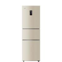 格力（GREE）晶弘 225升冰箱 风冷无霜迷你小型家用三门大冷冻  节能低噪离子净味电冰箱 BCD-225WETC/时代金