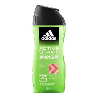 adidas 三合一男士沐浴露 - 源动激活 250ml持久留香控油洁面洗发沐浴液