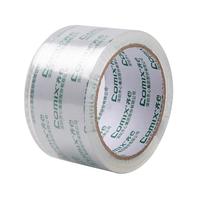 齐心 透明胶带/宽胶带/封箱胶带/防风 高透明 打包胶带透明胶布 1卷 宽48mm*60y*50um长54.9米/卷