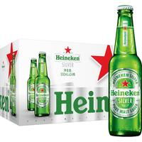  Heineken/喜力 星银系列 啤酒  330ml*24瓶 整箱装 330ml
