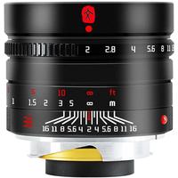 7artisans 七工匠 M 35mm F2.0 广角定焦镜头 徕卡M卡口 黑色 43mm