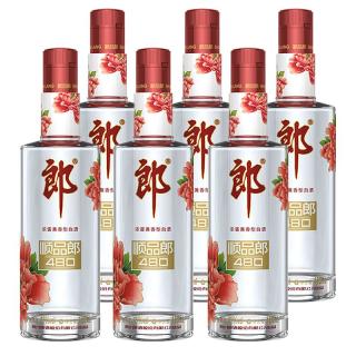 郎酒 红顺蓝顺金盖 45%vol 浓酱兼香型白酒 488ml*6瓶