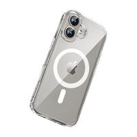 京东京造 防摔 iPhone16手机壳 磁吸镜头膜 磁吸支架 磁吸冰透 PC+TPU