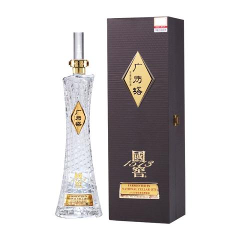 省750元】国窖1573白酒_国窖1573 广州塔53%vol 浓香型白酒600ml 单瓶装