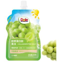 都乐 胶原蛋白肽青提风味果冻 0脂肪 150g*8 可吸果冻零食