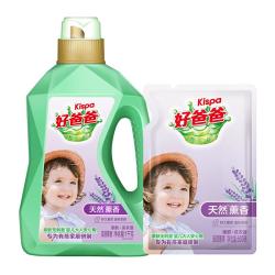 好爸爸 天然熏香洗衣液 1kg+500g补充装