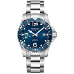 LONGINES 运动康卡斯潜水系列 43毫米自动上链腕表 L3.782.4.96.6