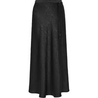 红袖奥莱2024秋季女装侧拉中高腰鱼尾半身裙 黑050 M