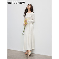 红袖奥莱2024秋季女装侧拉中高腰鱼尾半身裙 黑050 XL