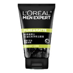巴黎欧莱雅 男士控油炭爽净亮洁面膏 100ml