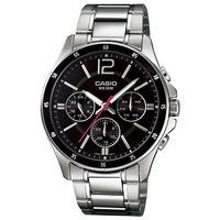 CASIO 卡西欧 44.3毫米石英腕表 MTP-1374D-1ADF