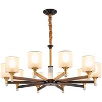 雷士 NVC   Lighting照明 LED美式简约吊灯大气客厅灯 10头带防尘盖 赠光源