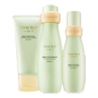 one leaf 一叶子 酪梨水漾保湿护肤套装 (洁面乳100g+爽肤水120ml+保湿乳100ml)