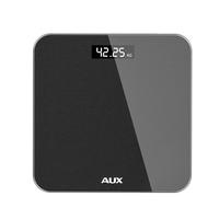 AUX奥克斯体重秤家用小型耐用精准充电电子秤测人体高精准体脂称重秤 体重秤黑色【充电款】