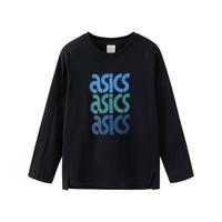亚瑟士（asics）童装运动长袖T恤吸湿速干抗菌内搭上衣25年春331251003054 001黑色 140